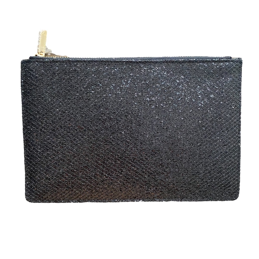 No.7 Black Sparkly Cosmetic Bag